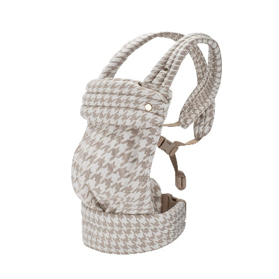 porte bebe pied de poule kaki