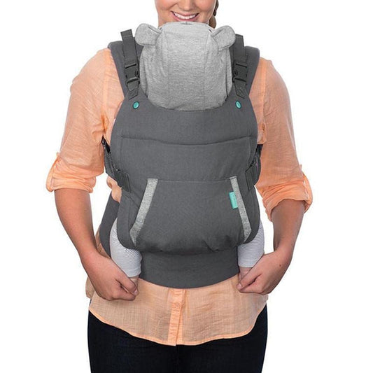 porte bebe double epaule devant face
