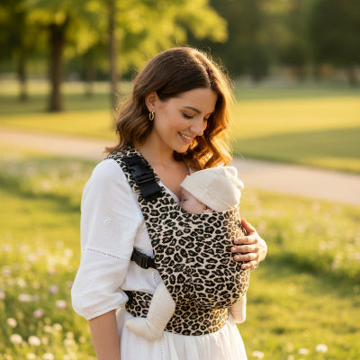 porte-bebe-ergonomique-pangdube-maman-et-bébé-en promenade