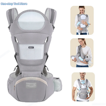 porte bebe physioloqgique gris