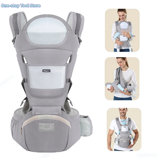 porte bebe physioloqgique gris
