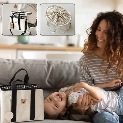 Sac à langer-maman-et-son-enfant-image-démonstration 