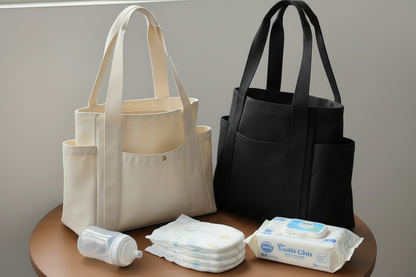 Sac à langer beige et noir - sans Starbucks